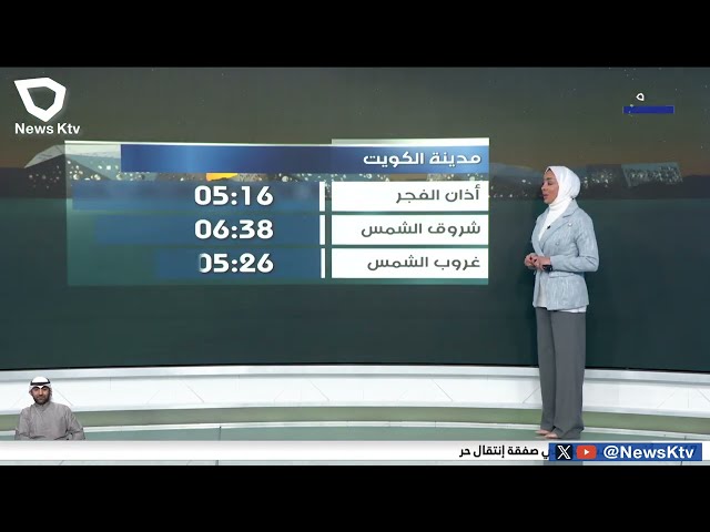 طقس معتدل والرياح شمالية إلى شمالية شرقية