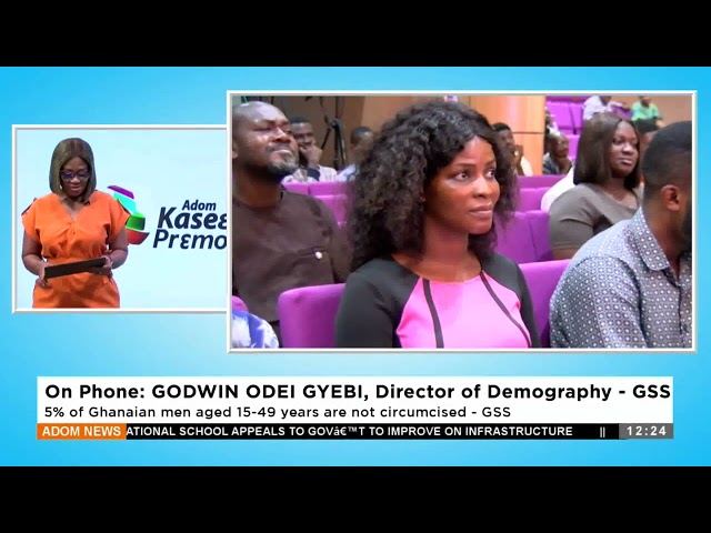 ⁣ON PHONE: Godwin Odei Gyebi - GSS 5% of Ghanaian men aged 15-49 years are not circumcised - GSS