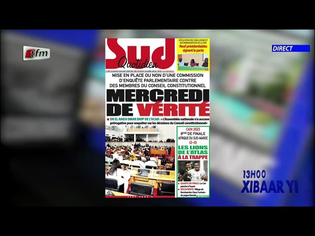 Revue de Presse du 31 Janvier 2024 présenté par Mamadou Mouhamed Ndiaye