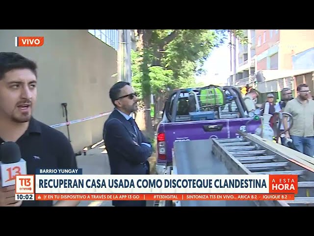 Recuperan casa usada como discoteque clandestina en Santiago Centro