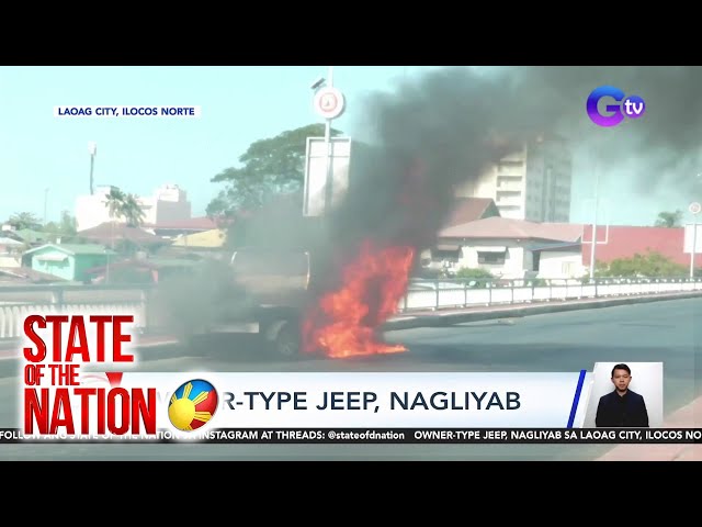 Owner-type Jeep, nagliyab | SONA