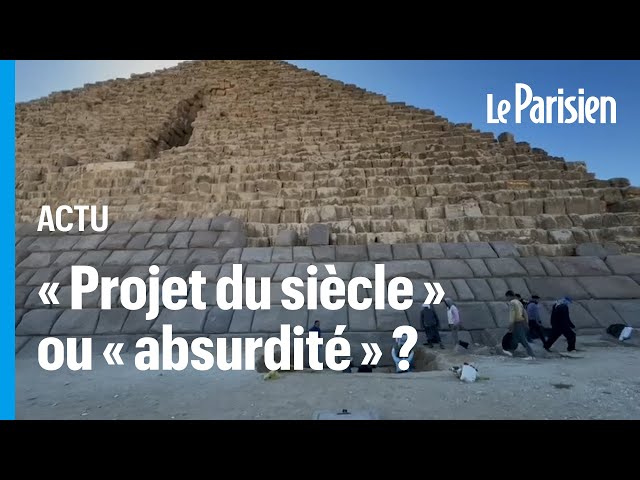 Égypte : polémique autour de la rénovation d’une des pyramides de Gizeh