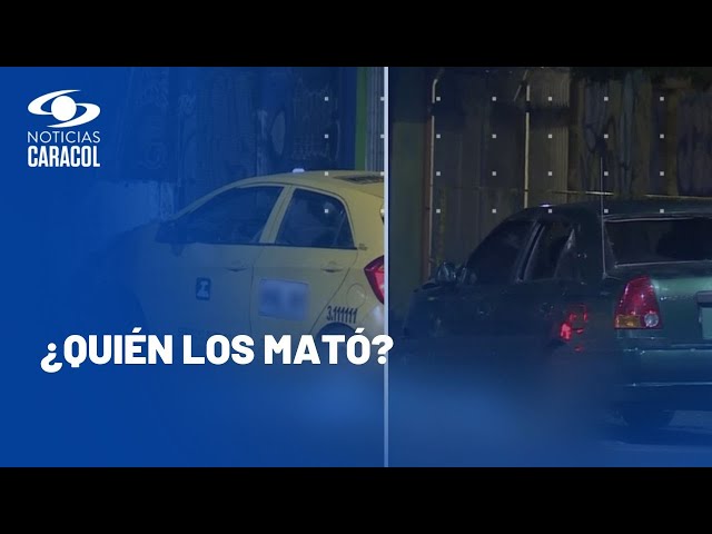 Extraño doble homicidio en Bogotá: descubren los cuerpos tras choque entre un carro y un taxi