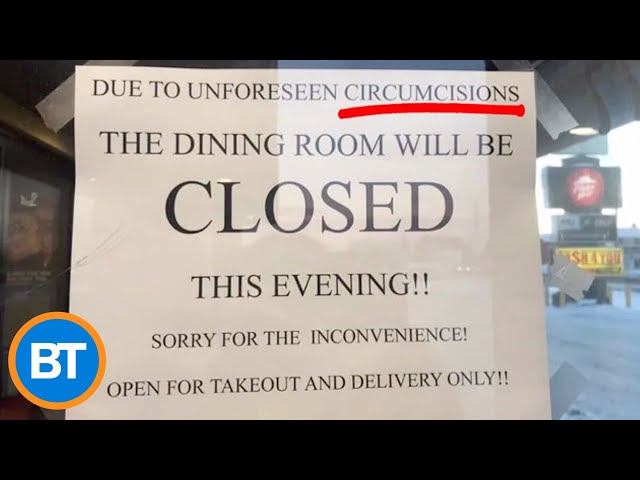 This Timmins restaurant just made a MAJOR (and hilarious) typo on a sign