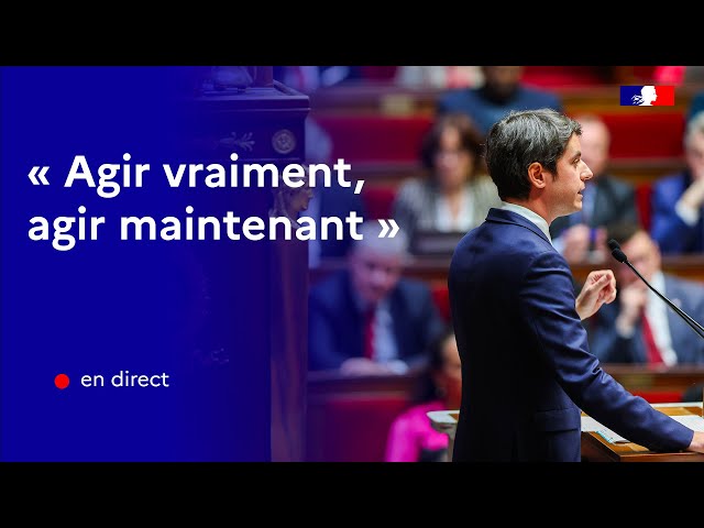 Déclaration de politique générale de Gabriel Attal au Sénat