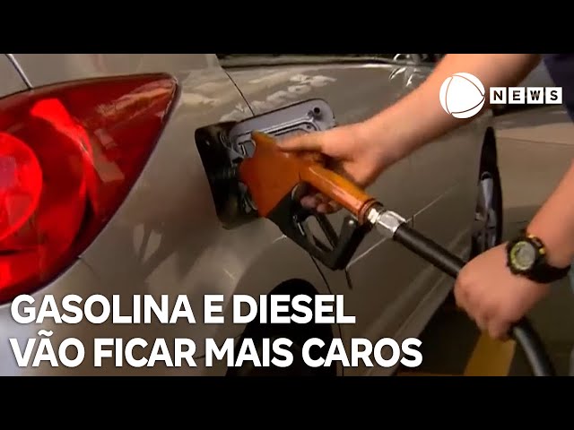 Gasolina e diesel ficam mais caros a partir desta quinta-feira