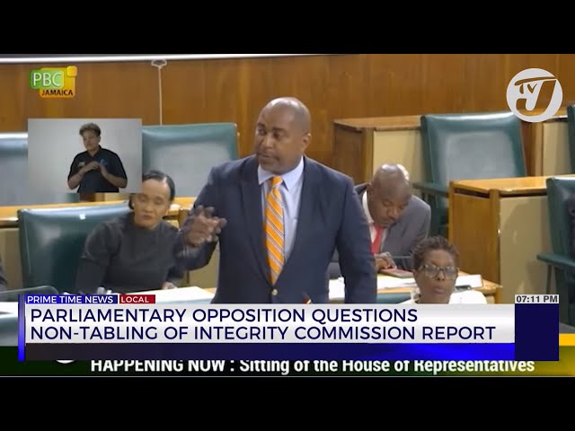 Parliamentary Opposition Questons Non-Tabling of Commission Report | TVJ News