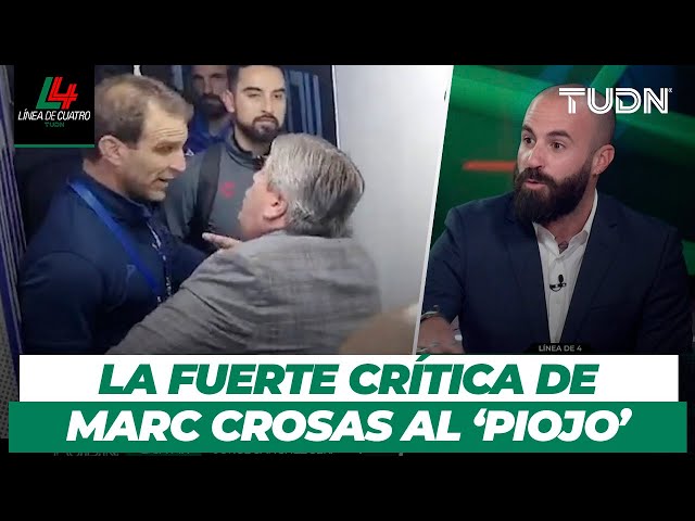 "Quién eres tú para opinar"  Marc Crosas AREMETIÓ contra el 'Piojo' Herrera | TU