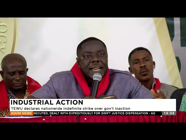 Industrial Action: TEWU declares nationwide indefinite strike over gov’t inaction (31-1-24)