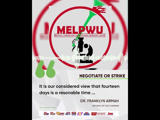 Negotiate or strike: "It is our considered view that ..." - Dr. Franklyn Armah #joyaudiocu