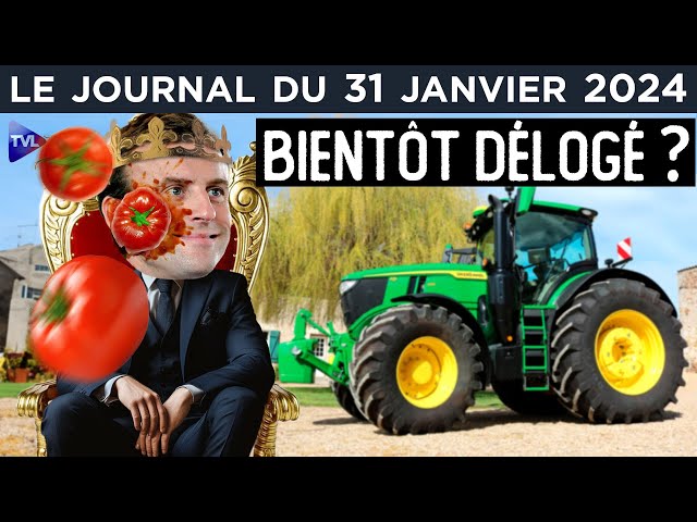 Agriculteurs en colère : le bras de fer - JT du mercredi 31 janvier 2024