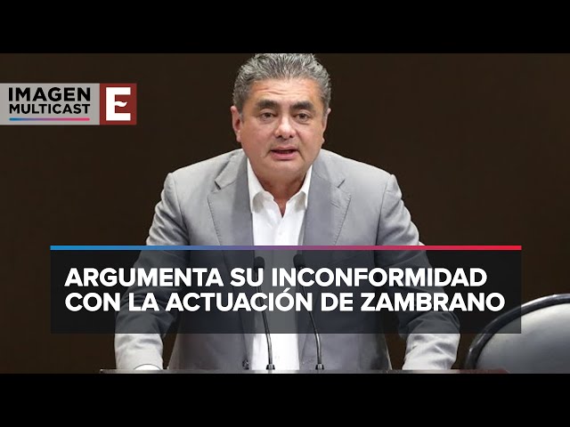 Espinosa Cházaro renuncia al PRD tras 17 años de militancia