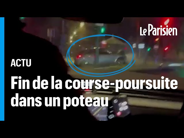 Poursuivis par la police,  les cambrioleurs de Nikos Aliagas terminent dans un poteau