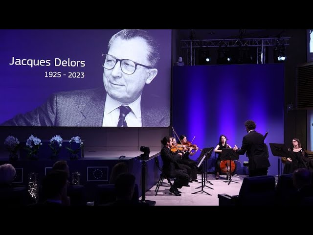 Homenaje en Bruselas a Jacques Delors, promotor del euro y del programa Erasmus