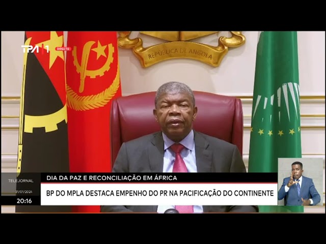 Dia da Paz e reconciliação em África - BP do MPLA destaca empenho do PR na Pacificação do Conti