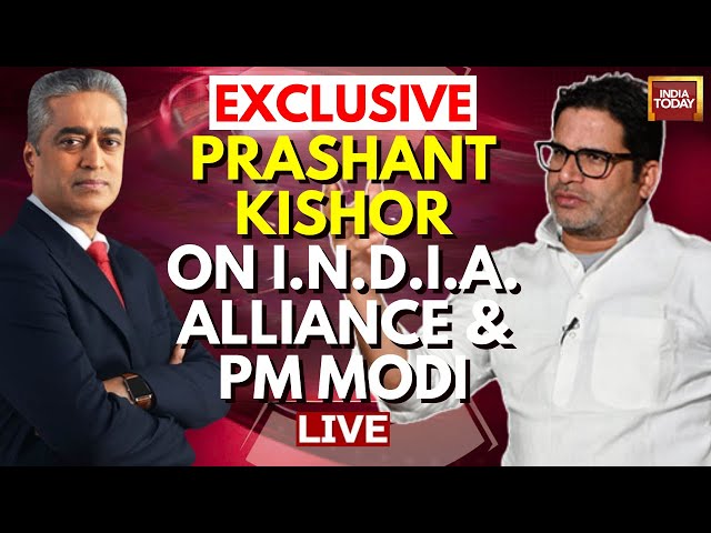 Prashant Kishor LIVE With Rajdeep Sardesai: Prashant Kishor On Nitish Kumar, BJP & INDIA Allianc