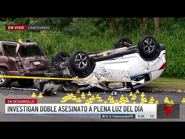 Impactante escena: asesinan a dos personas frente a urbanización de Canóvanas