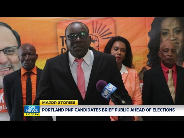 Portland PNP Candidates Brief Public Ahead of Elections | News | CVMTV