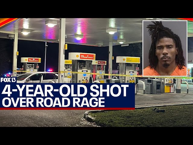 4-year-old struck by bullet in Tampa during road rage incident