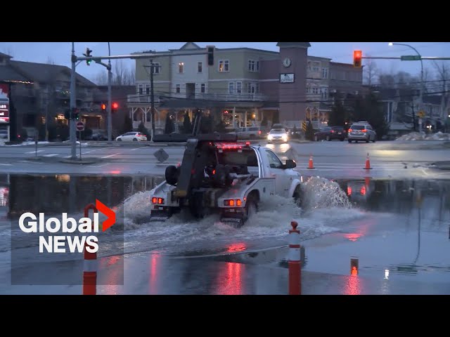 “A bit of a relief”: BC village’s flood water levels drop, but more rain is forecast