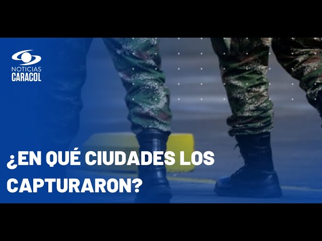 Por presunta falsificación de libretas, capturan a 13 militares activos y retirados