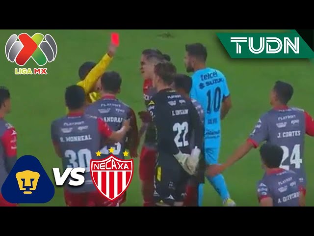 ¡NO TE LO CREO! Cortés duró SOLO 1 MINUTO | Pumas 2-2 Necaxa | Liga Mx - CL2024 J4 | TUDN