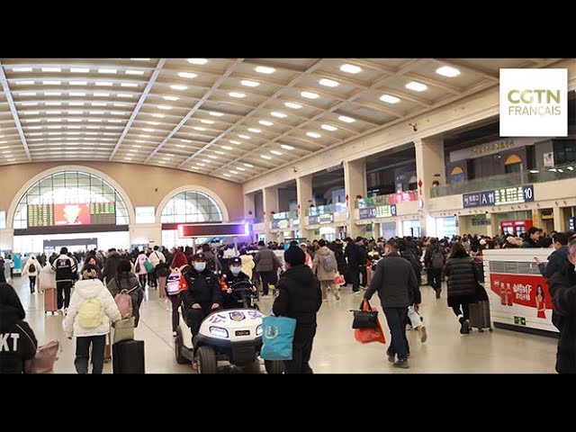 Chine : 10 millions de voyages ferroviaires par jour pour le Nouvel An lunaire