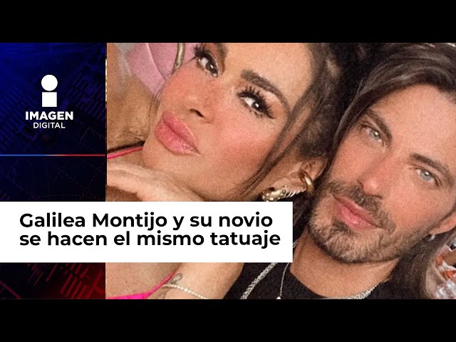 Galilea está muy enamorada, algo que demostró ahora que ella y su novio se hicieron el mismo tatuaje