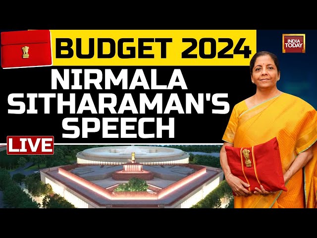 Budget 2024 LIVE: Nirmala Sitharaman Budget 2024 LIVE | Parliament Budget Session 2024 | India Today