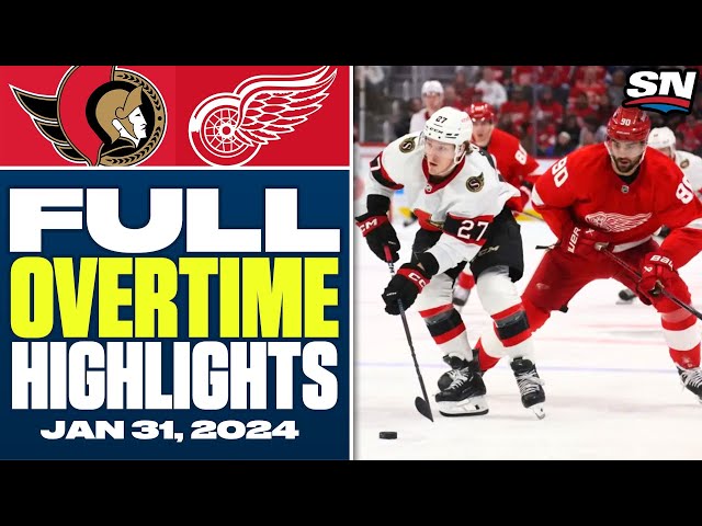 Senators at Red Wings | FULL Overtime Highlights - January 31, 2024