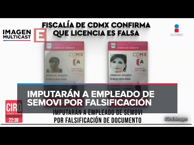 Fiscalía de la CDMX confirma que se usó licencia falsa contra Rosario Robles