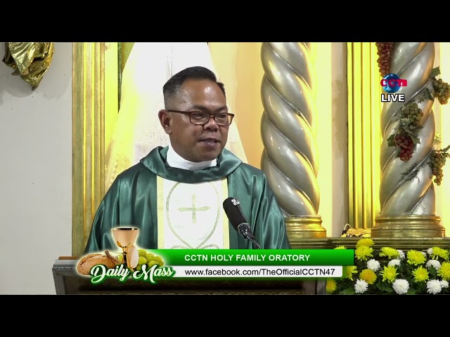 01 February 1, 2024 - HOMILY Rev.  Fr. Mhar Balili