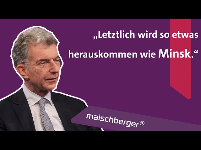 „Wir müssen um einen großen Krieg herumkommen“ – Christoph Heusgen im Gespräch | maischberger