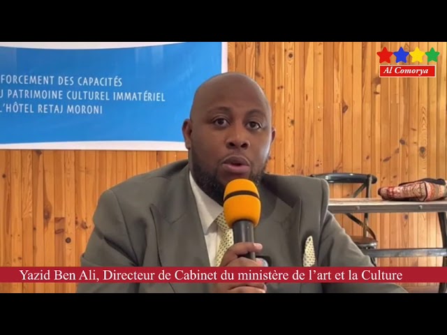 Préserver le patrimoine culturel des Comores. Yazid Ben Ali, DirCab du ministère de la Culture