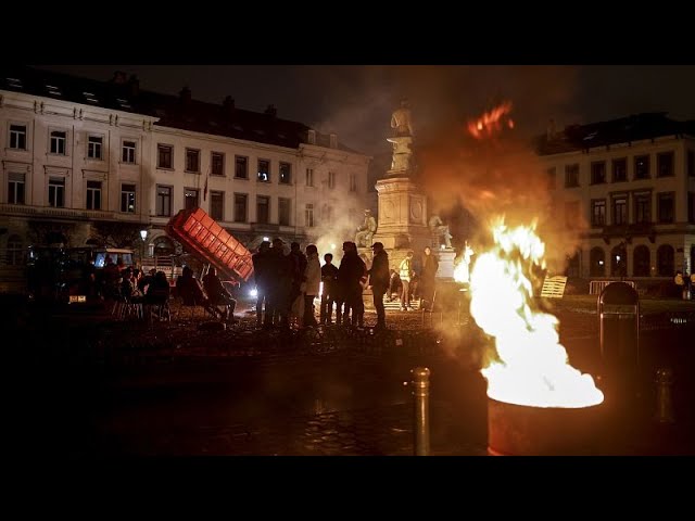 Belgique : 1000 tracteurs dans les rues de Bruxelles