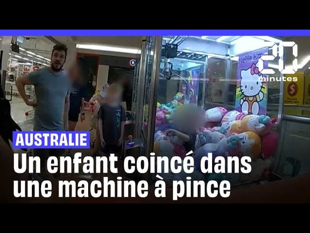 Australie : Un enfant de 3 ans coincé dans une machine à pince #shorts