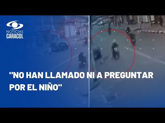 Policías que iban en contravía arrollaron a niño de 9 años en Bogotá: impresionante video