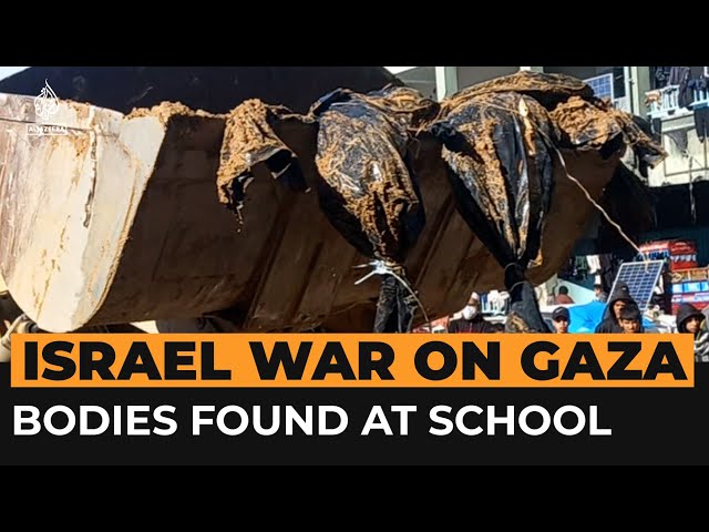 Bodies of ‘torture victims’ found at Gaza school | Al Jazeera Newsfeed