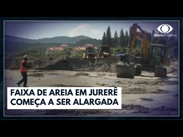 Florianópolis faz obras de alargamento na praia de Jurerê | Bora Brasil