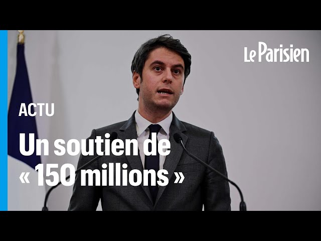 « Redonner du revenu aux agriculteurs » : Attal annonce 150 millions d'euros d'aides