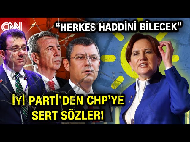 CHP Ve İYİ Parti Arasında Kriz Büyüyor! Meral Akşener'den CHP'li Belediyelere Sert Sözler!