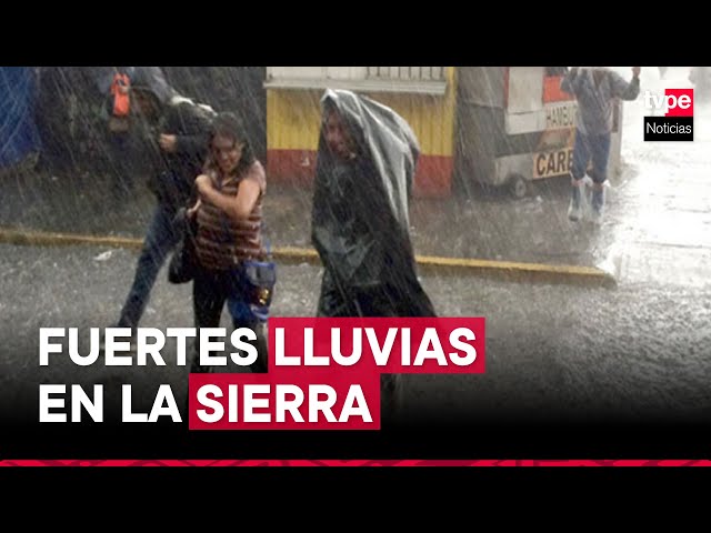 Senamhi: sierra peruana enfrenta fuertes precipitaciones | El Tiempo 01-02-2024