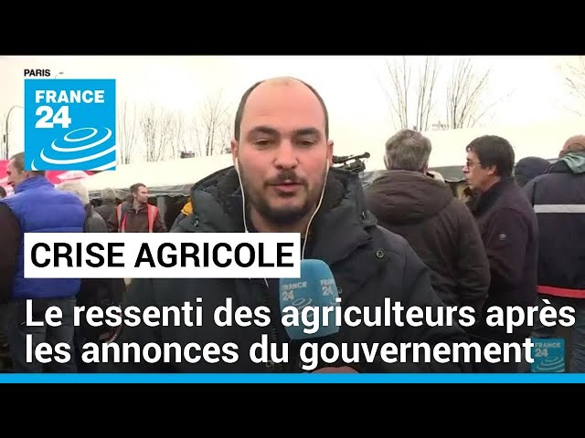 Crise agricole : le gouvernement montre une "volonté d'avancer" mais "manque de 