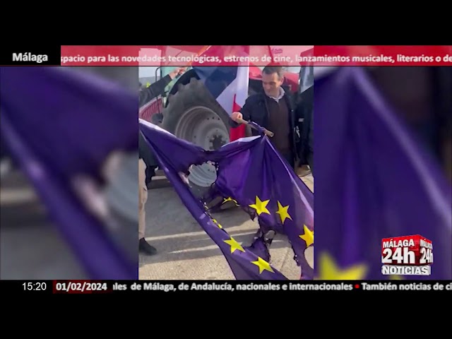 Noticia - Al menos un millar de tractores bloquean Bruselas para reclamar apoyo