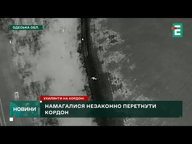 ⁣ВТІКАЧІ УХИЛЯНТИ: на Одещині п'ятеро чоловіків вночі ховалися від дрона у лісі