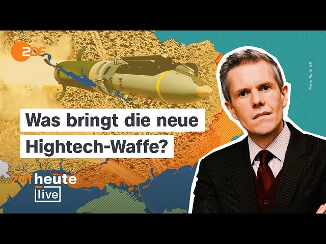 Trotz Munitionsmangel: Wie sich die Ukraine behaupten kann | Militärexperte Keupp bei ZDFheute live