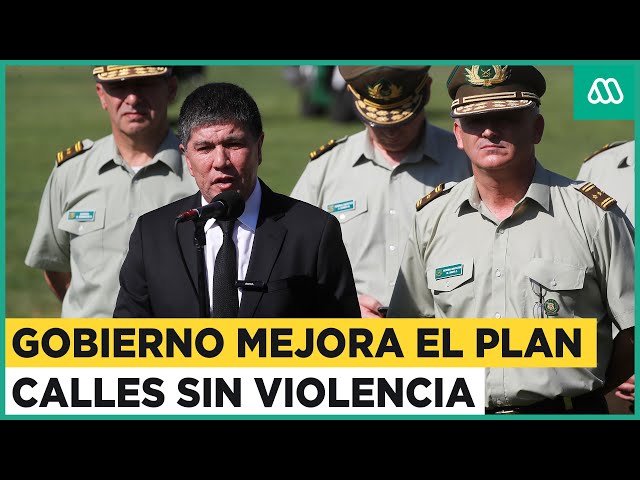 Fortalecen plan calles sin violencia: Se anuncia mayor dotación policial en la Región Metropolitana