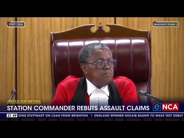 Senzo Meyiwa Murder Trial | Station commander rebuts assault claims