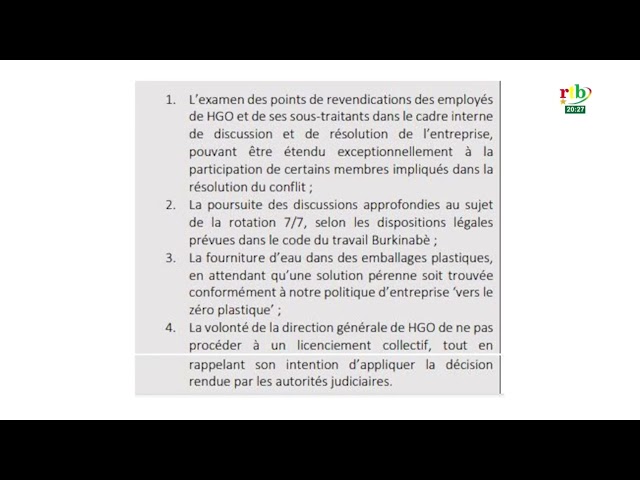 Mine d’or de Houndé : la hache de guerre enterrée