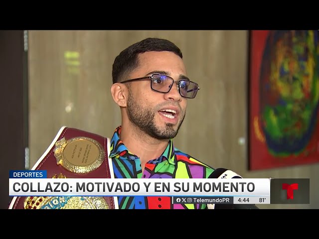 Motivado y en su momento Oscar "Pupilo" Collazo